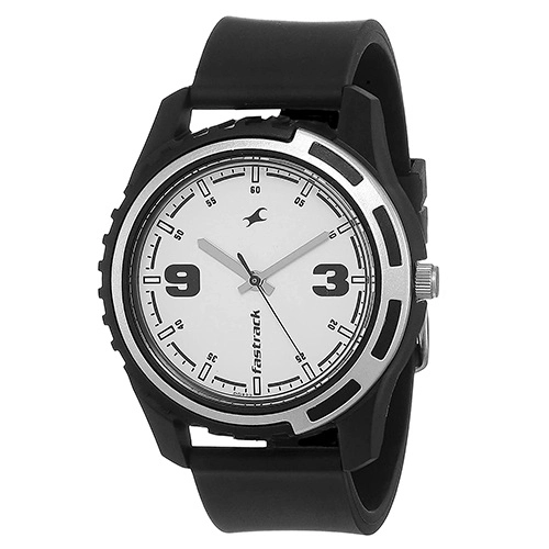 Exclusive Fastrack Casual Analog White Dial Gents Watch