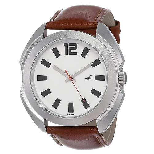 Stylish Fastrack Casual Analog Silver Dial Mens Watch