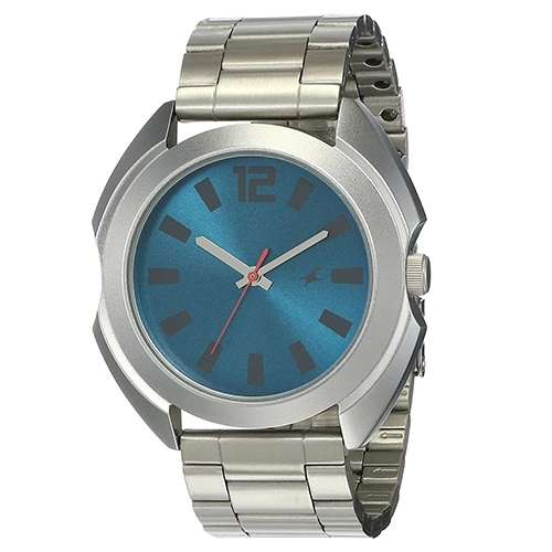 Jazzy Fastrack Casual Analog Dark Blue Dial Mens Watch