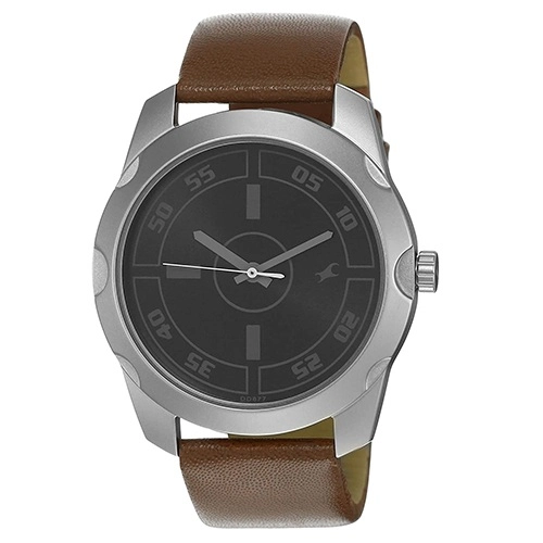 Fancy Fastrack Casual Leather Gents Watch