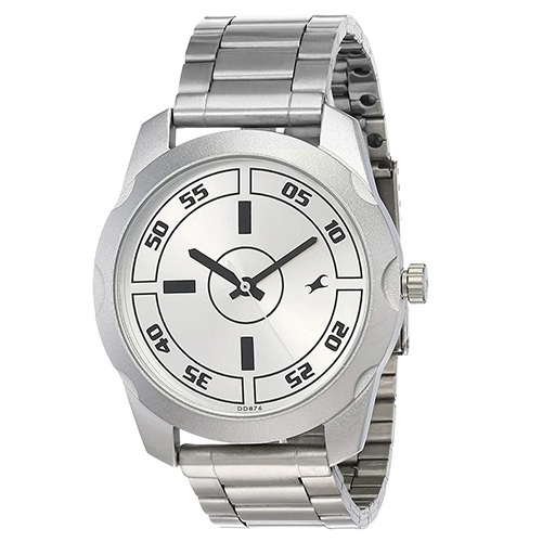 Fabulous Fastrack Casual Silver Dial Waterproof Gents Watch