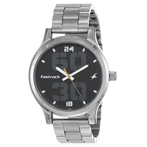 Splendid Fastrack Bold Analog Stainless Steel Mens Watch