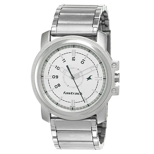 Charming Fastrack Economy Analog White Dial Mens Watch