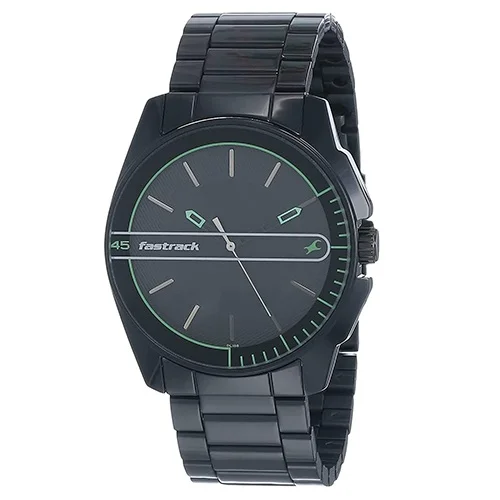 Stunning Fastrack Analog Black Dial Mens Watch