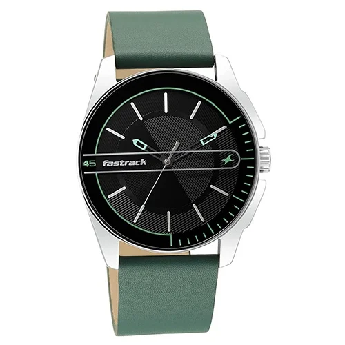 Fabulous Fastrack Analog Black Dial Mens Watch