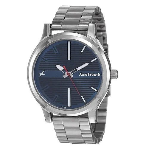 Admirable Fastrack Fundamentals Analog Blue Dial Mens Watch