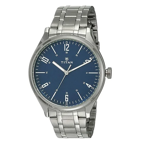 Suave Titan Neo Iv Analog Blue Dial Mens Watch