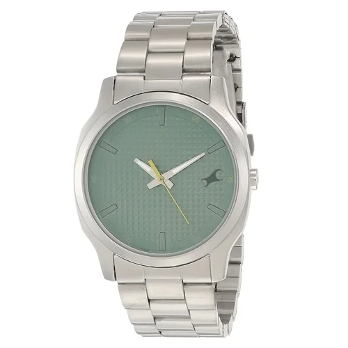 Stunning Fastrack Casual Analog Green Dial Mens Watch