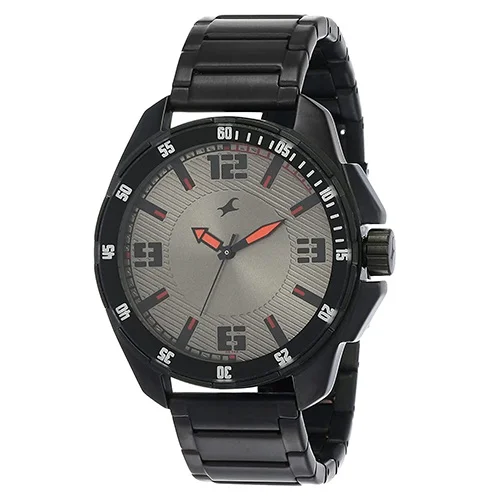 Fashionable Fastrack Analog Grey Dial Mens Watch