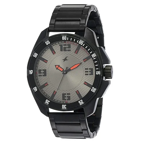 Fashionable  Analog Grey Dial Mens Watch