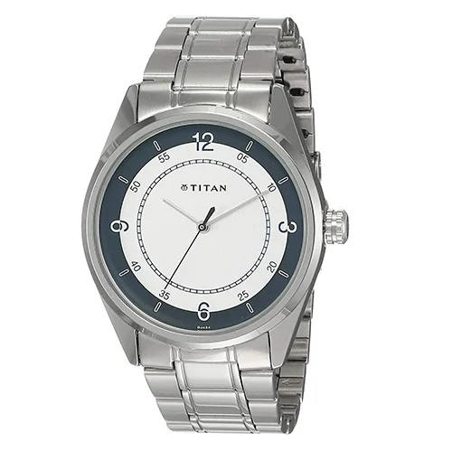 Lavish Titan Neo Analog White Dial Watch for Men