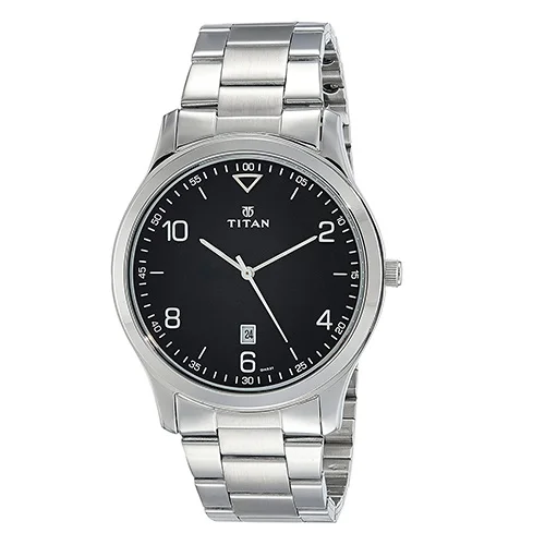 Charming Titan Neo Analog Black Dial Mens Watch