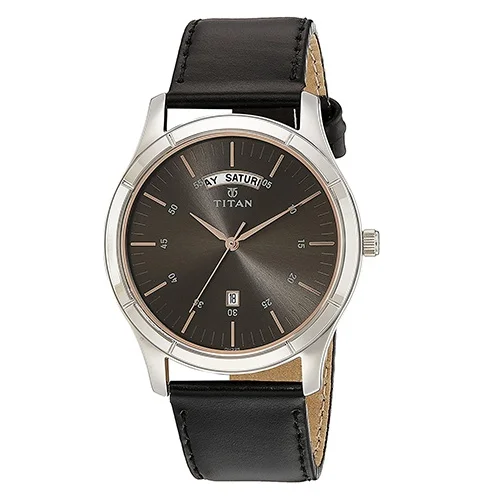 Appealing Titan Neo Analog Grey Anthracite Dial Mens Watch
