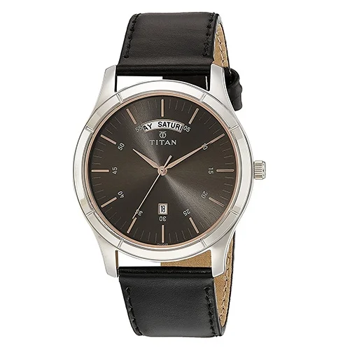 Appealing  Neo Analog Grey Anthracite Dial Mens Watch