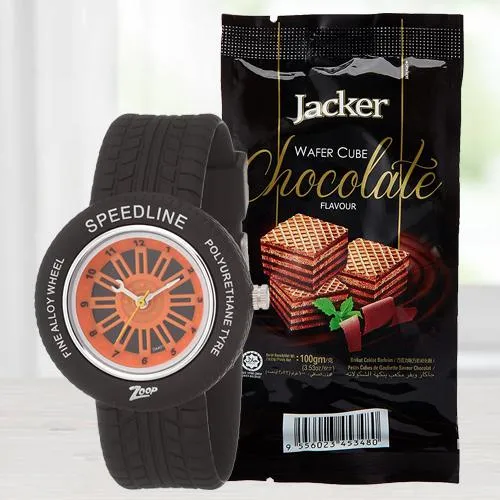 Wonderful Zoop Analog Watch N Jacker Wafer Cube