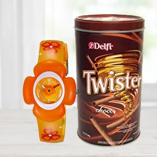 Remarkable Zoop Analog Watch N Delfi Twister Chocolate Wafer