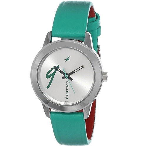 Attractive Fastrack Tropical Waters White Dial Analog Ladies Watch