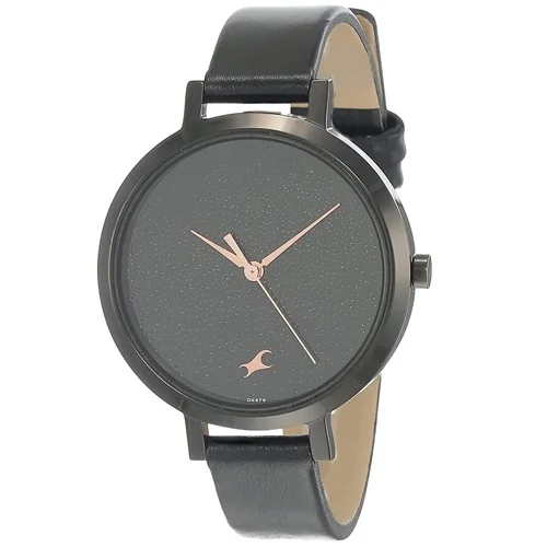 Fashionable Fastrack Black Dial Womens Watch