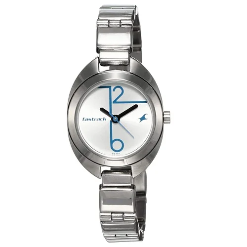 Wonderful Fastrack Round White Dial Ladies Analog Watch