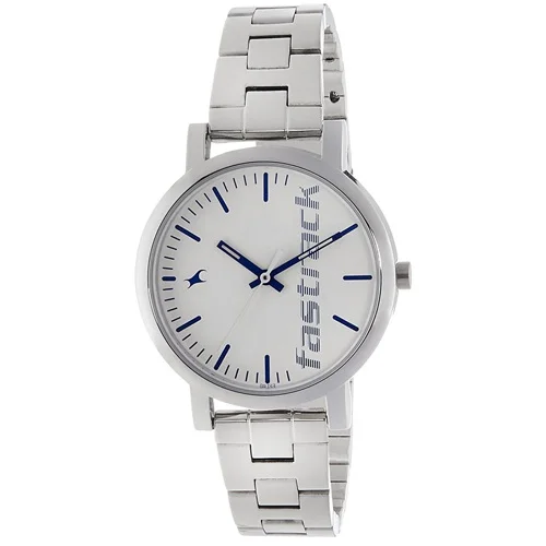 Fashionable Fastrack Fundamentals White Dial Ladies Analog Watch