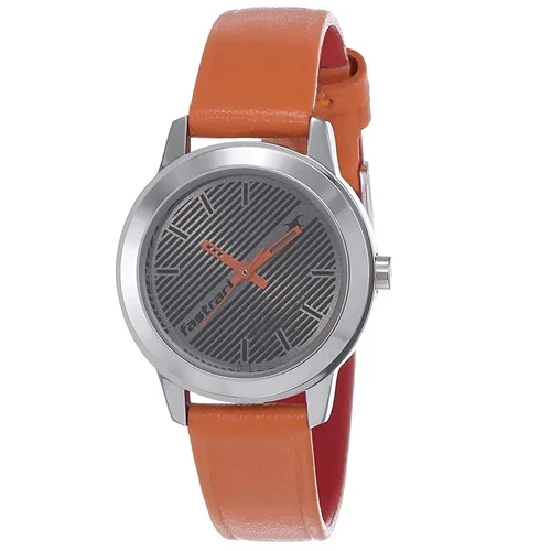 Impressive Fastrack Fundamentals Grey Dial Analog Watch for Women