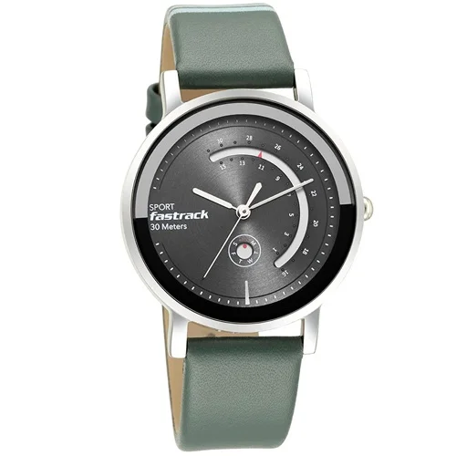 Fashionable Fastrack Leather Strap Ladies Analog Watch