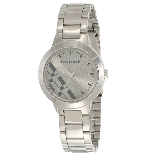 Marvelous Fastrack Round Grey Dial Ladies Analog Watch