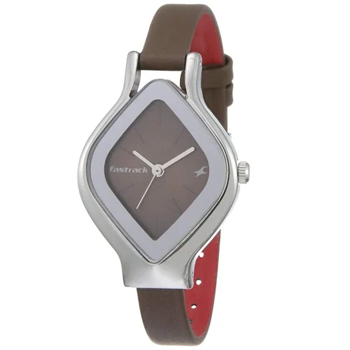 Stylish  Brown Dial Ladies Watch