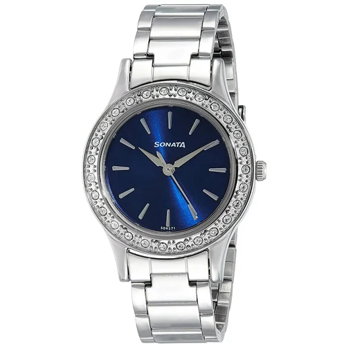 Suave Sonata Stardust Analog Silver Dial Womens Watch