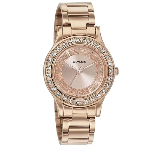 Sober Sonata Blush It Up Analog Rose Gold Dial Womens Watch