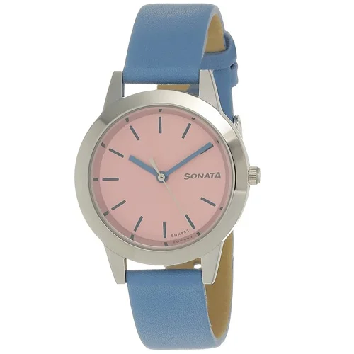 Chic Sonata Splash Analog Pink Dial Womens Watch