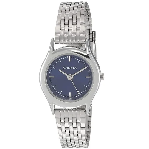 Spectacular Sonata Essentials Analog Blue Dial Womens Watch