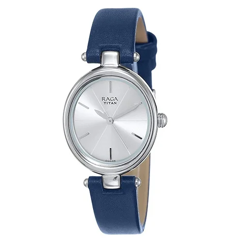 Trendsetter Titan Raga Viva Silver Dial Watch for Women