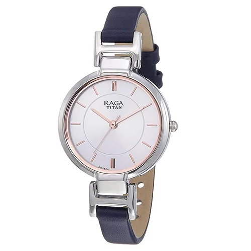 Astounding  Raga Viva White Dial Womens Watch