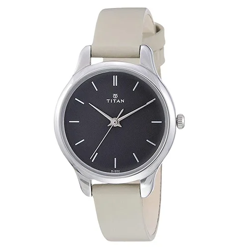 Trendy  Workwear Anthracite Dial Watch for Women