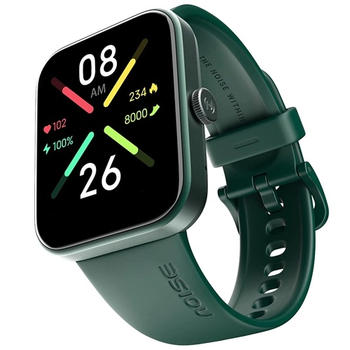 Admirable Noise Pulse Go Buzz Bluetooth Green Smart Watch