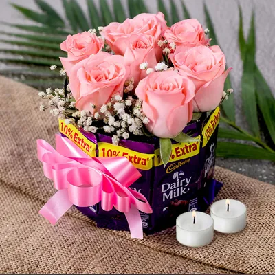 Flowers with Chocolates to Bangalore