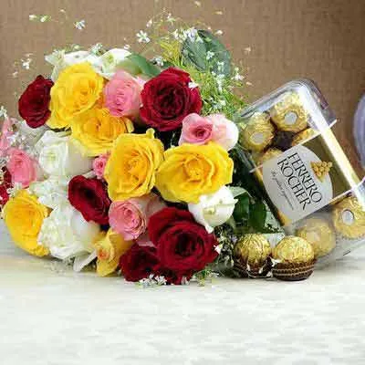 Flowers with Chocolates to Bangalore